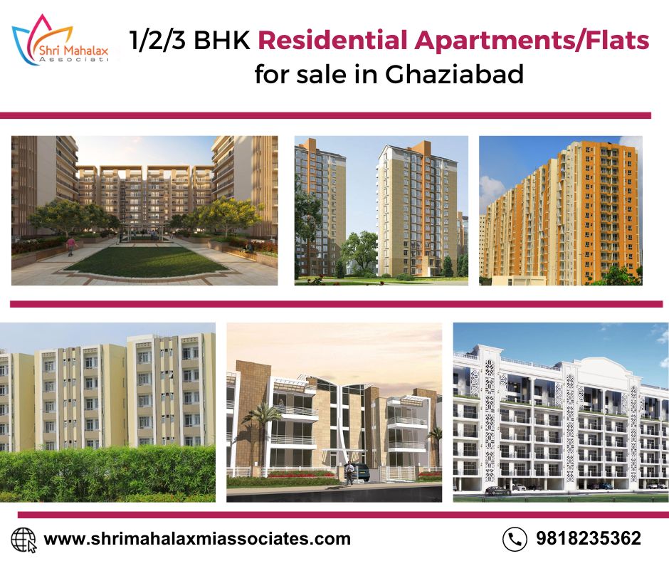1/2/3 BHK Residential Apartments/Flats for sale in Ghaziabad
